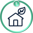 Icona dello step 5, la modellazione energetica per la sostenibilità